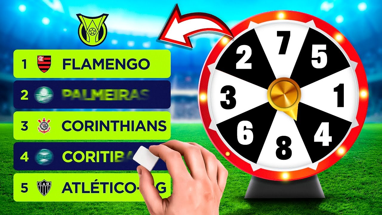 BRASILEIRÃO, mas a ROLETA vai *ELIMINAR* 1 por 1... e o ÚLTIMO VENCE! 🎯 │ FIFA Experimentos