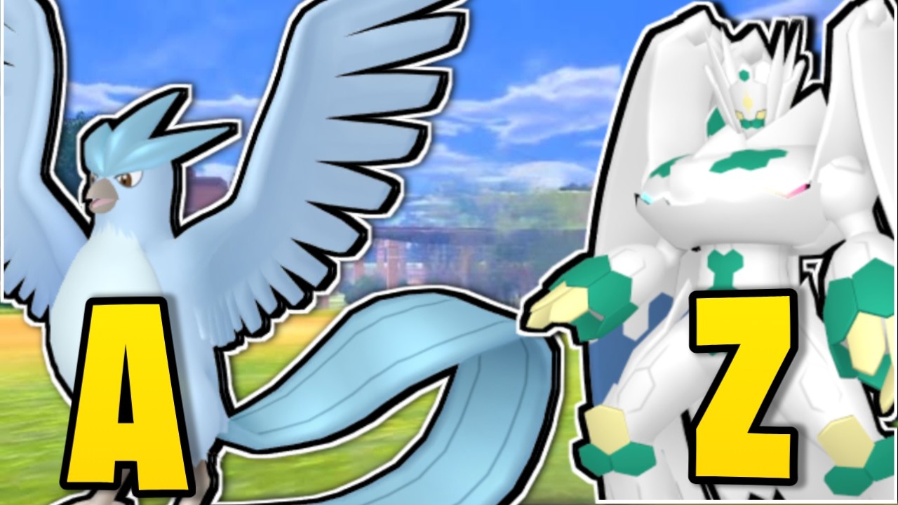 Catch the Stronger Shiny Pokémon Alphabet Challenge