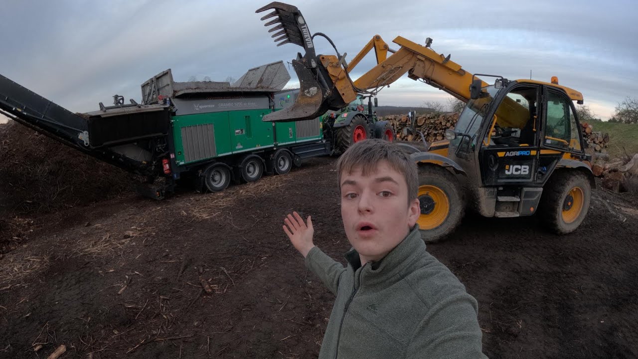 Je modifie le transbordeur et broyage des déchets verts !!!