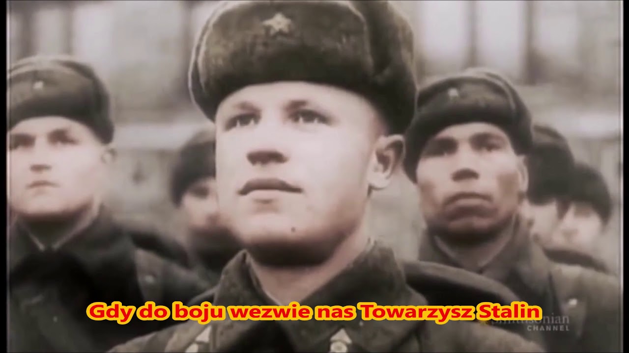 Marsz Radzieckich Czołgistów napisy PL