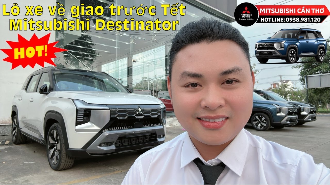 Xe Mitsubishi Destinator về trả nợ cho khách hàng nhận xe trước Tết 2026 tại Mitsubishi Cần Thơ
