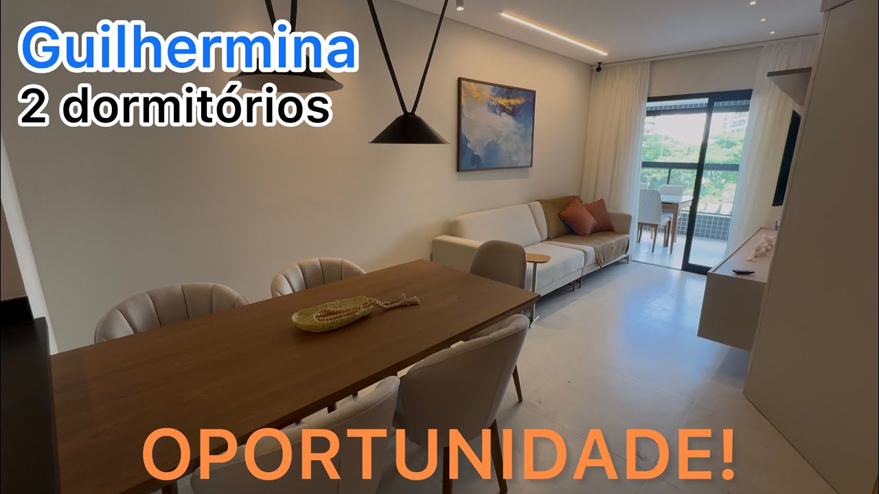 2 dormitórios NOVO! Guilhermina, R$ 65.000, entrada, parcelas direto com a construtora. Lazer LUXO