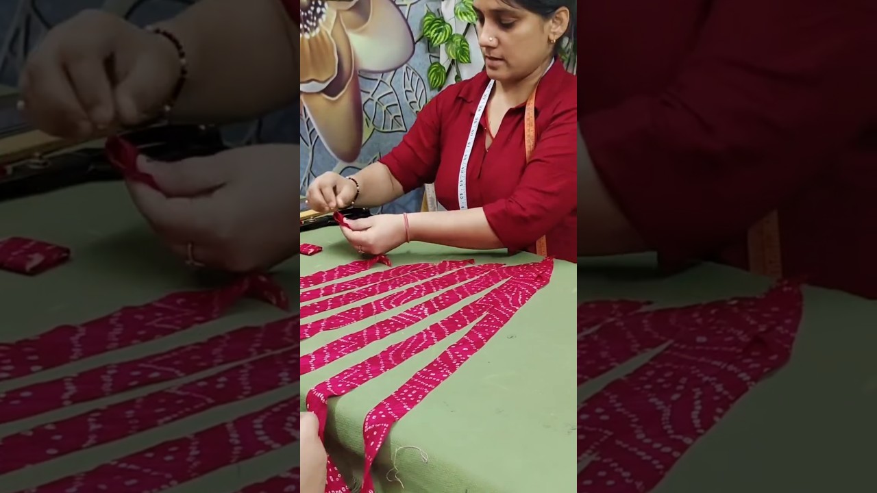 🪢Piping,Dori 🧵 ke liye ureb Patti 🪄 #dori #paiping #trending #youtubeshorts #subscribe #viralshorts