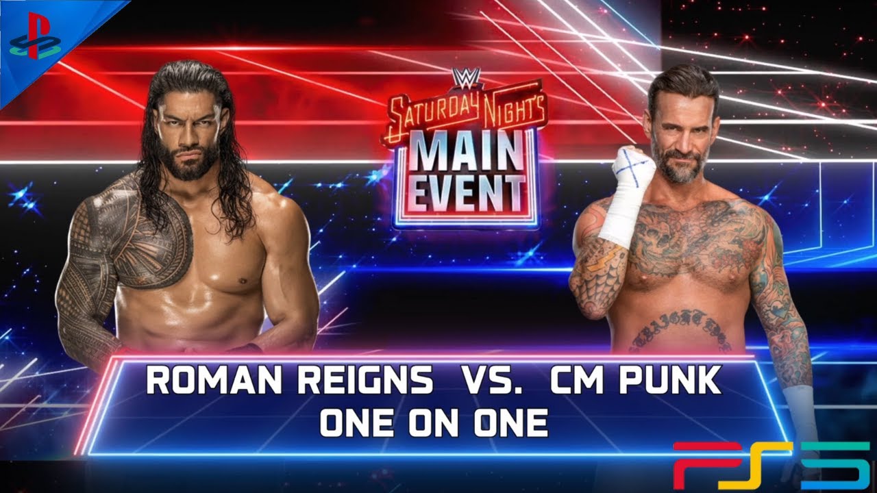 ROMAN REIGNS Vs. CM PUNK  #wwe2k25