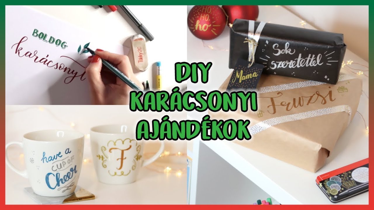 DIY Karácsonyi ötletek + Szépírás alapok | Viszkok Fruzsi