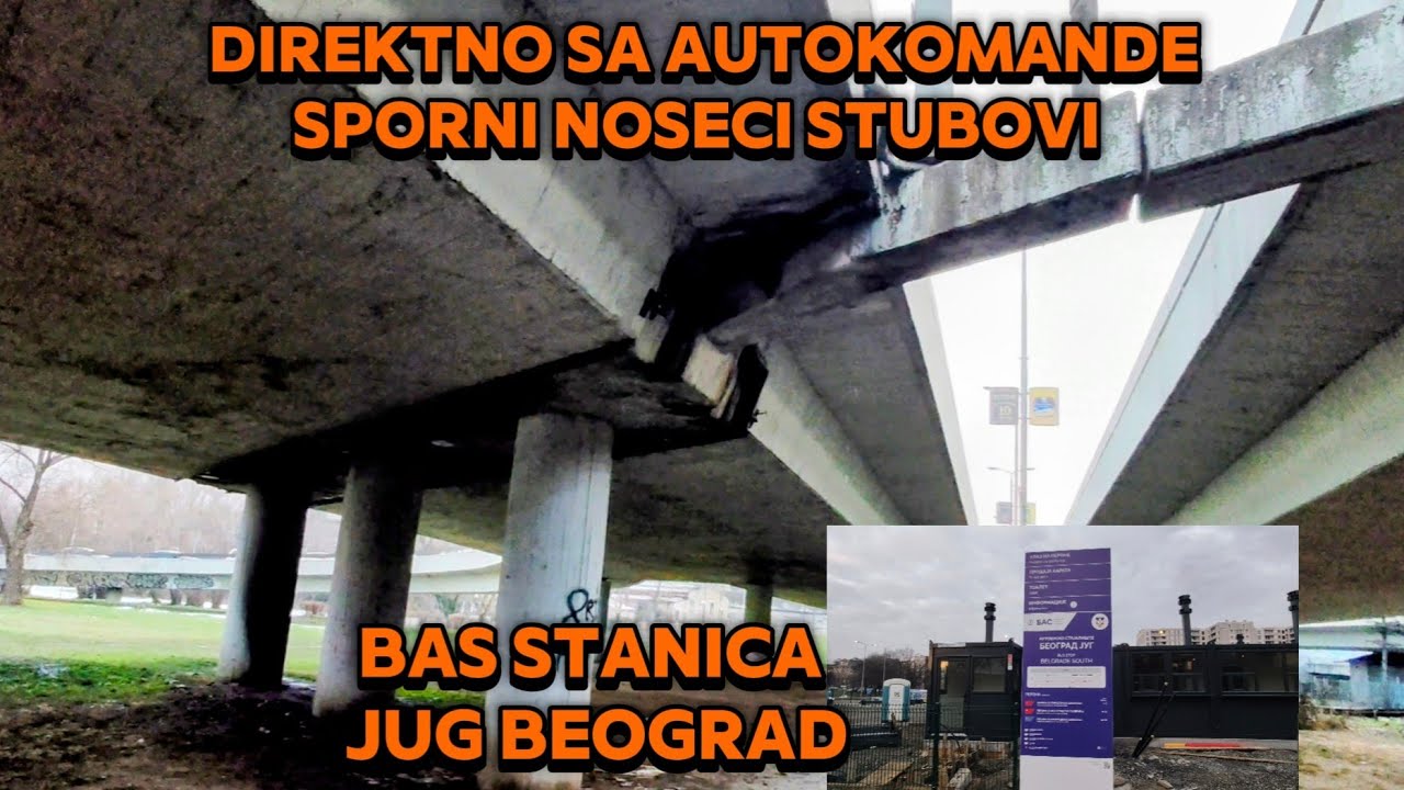 DIREKTNO SA AUTOKOMANDE OBILAZAK SPORNIH NOSECIH STUBOVA I NOVITETI NA BAS STAJALISTU BEOGRAD JUG