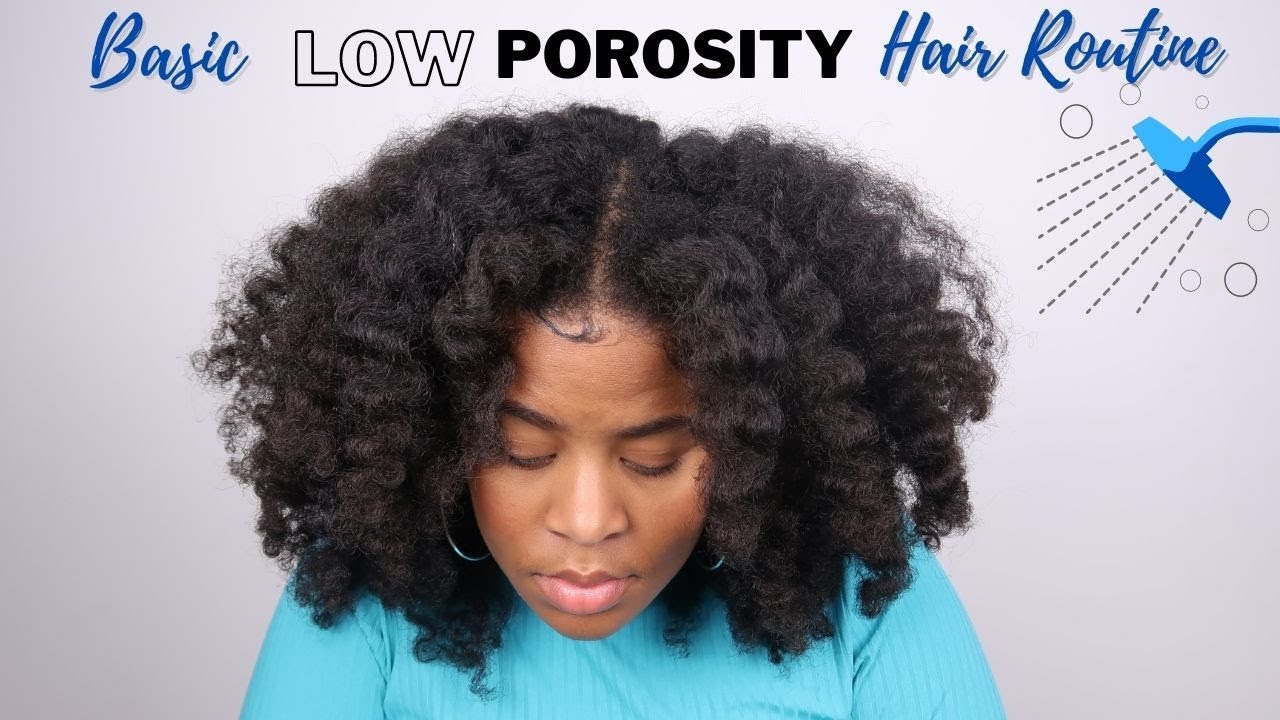 The LOW POROSITY Basic Regimen | A Simple routine for moisturized Natural Hair