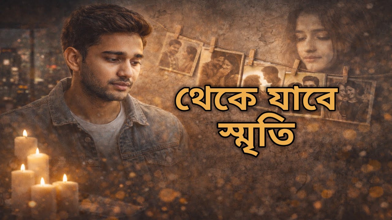 থেকে যাবে স্মৃতি | Theke jabe smriti | New Bangla Song | Bangla Sad Song | Emotional Bangla Song 