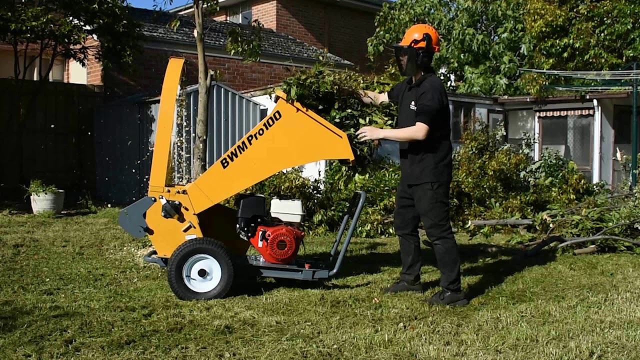 BWM PRO100 Combi Wood Chipper Shredder, Chipping Both WET & DRY!