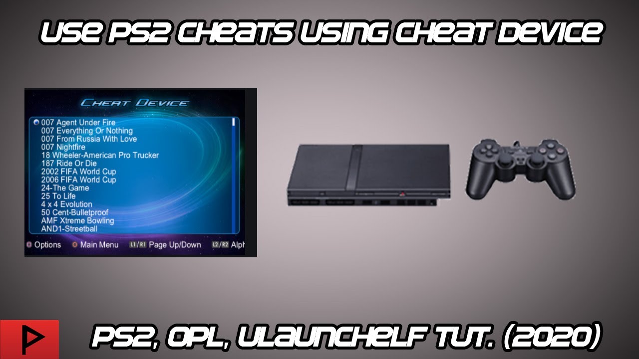 Cheat Device — как использовать читы для игр OPL PS2. Обучающее видео (2020)