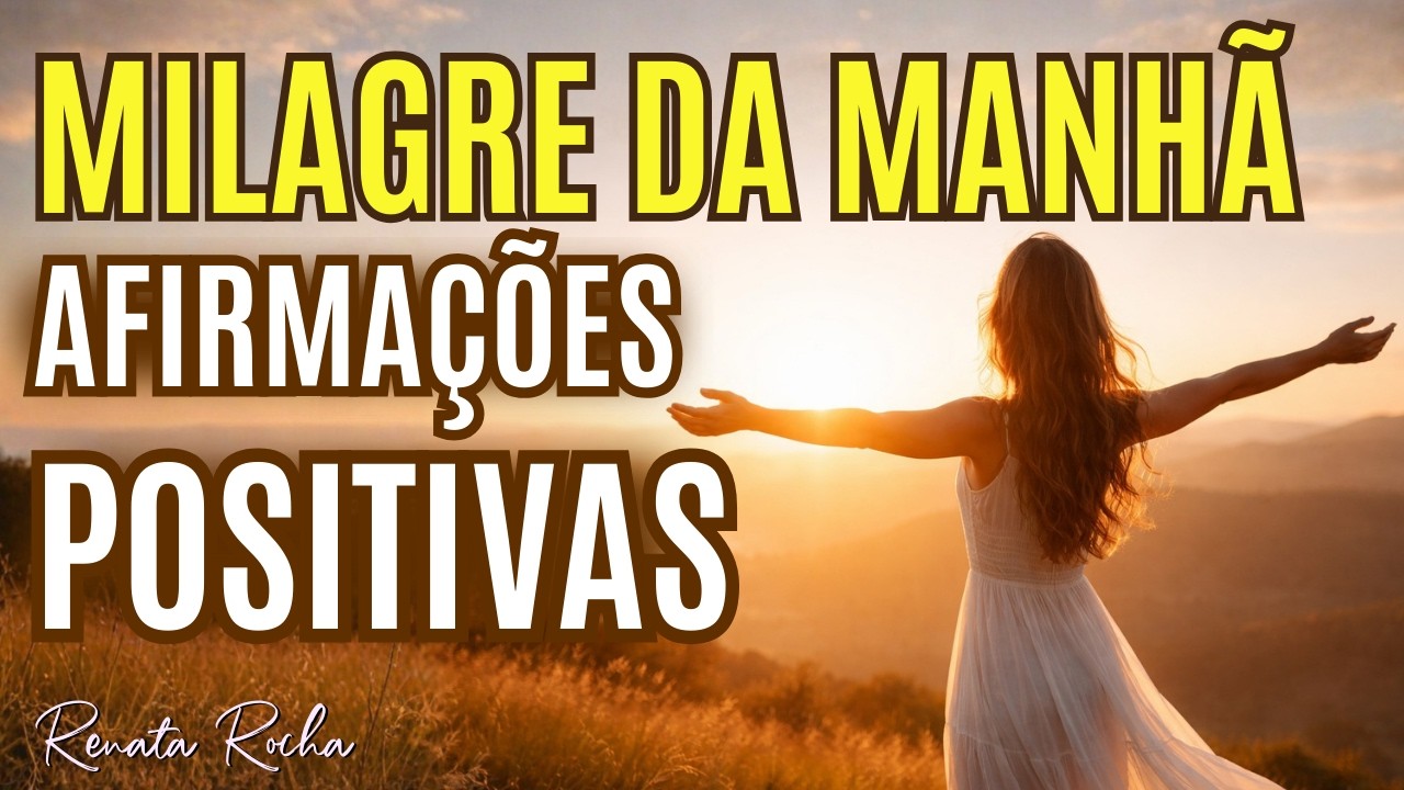MILAGRE DA MANHÃ COM AFIRMAÇÕES POSITIVAS I Cocrie o seu dia