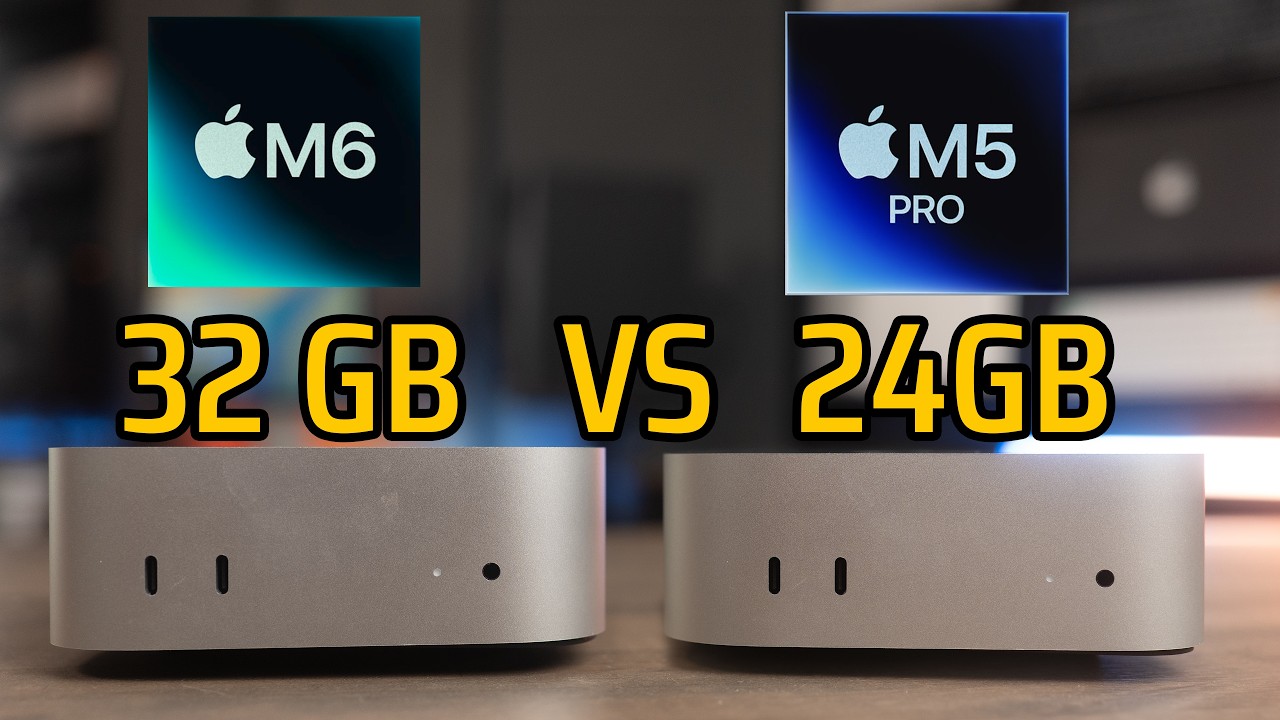 M6 Mac Mini (32 ГБ) против M5 Pro (24 ГБ): что на самом деле лучше?