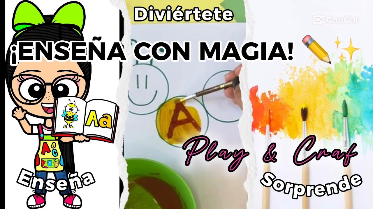 Recurso educativo mágico: enseña con pintura secreta ✏️✨