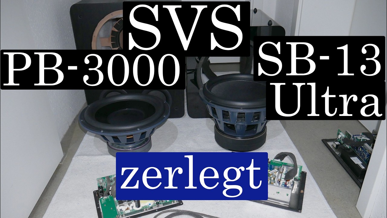 SVS PB-3000 vs.  SVS SB-13 Ultra - zerlegt &ndash; disassembled ** Best for Home Cinema **