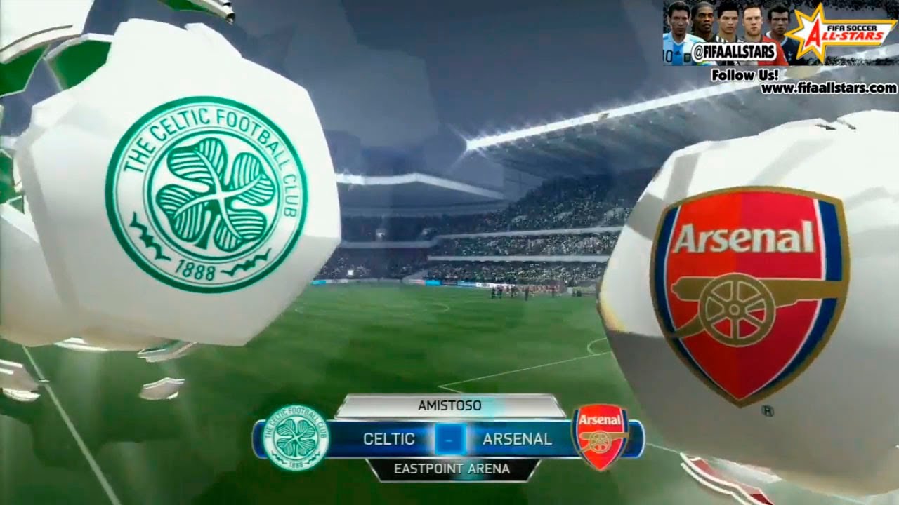FIFA14 Glasgow Celtic Vs Arsenal - FIFAALLSTARS.COM