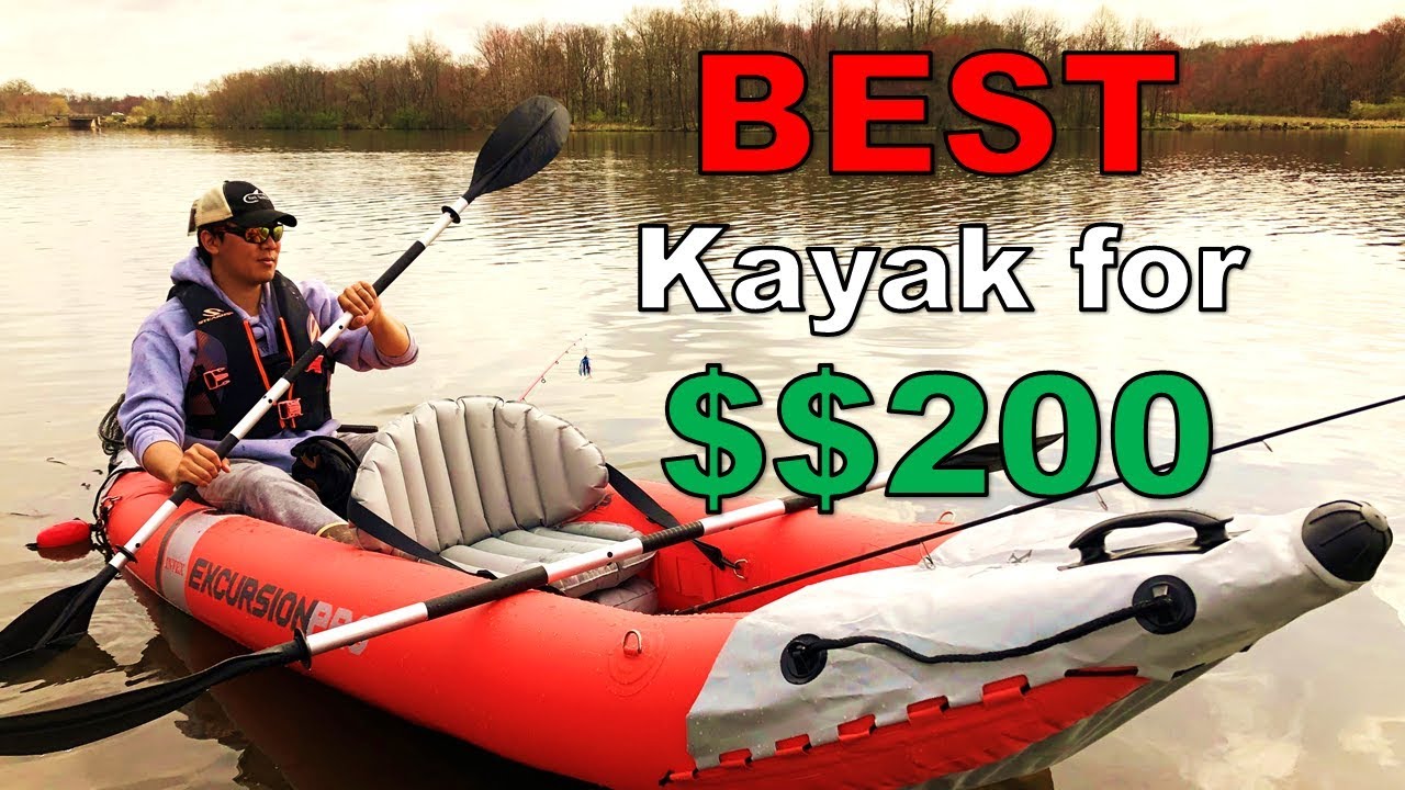 Intex Excursion Pro Inflatable Kayak Full Review (The Best 200$$ Kayak!! Part 1/2)