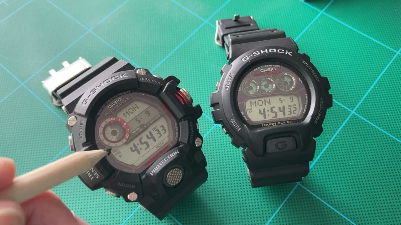 G-Shock GW-9400 Rangeman and GW-6900 Atomic Synced