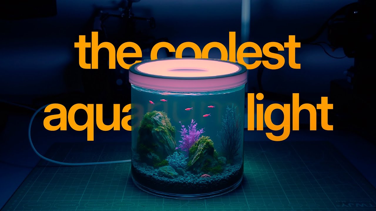 Turning an Ikea Flower Pot into The Coolest Aquarium Light System Ever