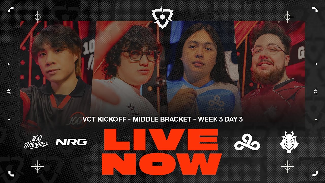 NRG vs 100T - VCT Americas 26 Kickoff - Middle Bracket