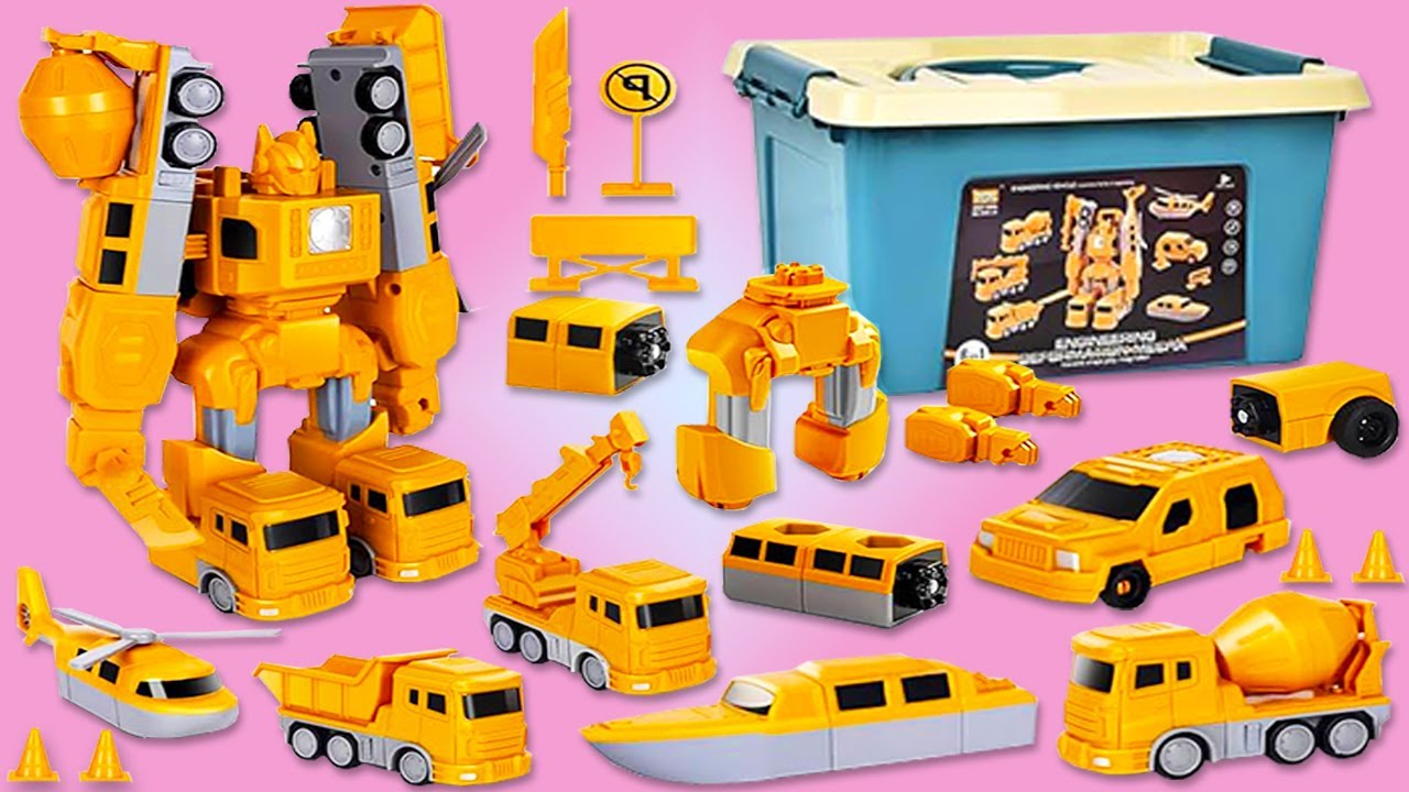 10 Minutes of Satisfying Robot Car Unboxing - Transforming Battle Robots ASMR
