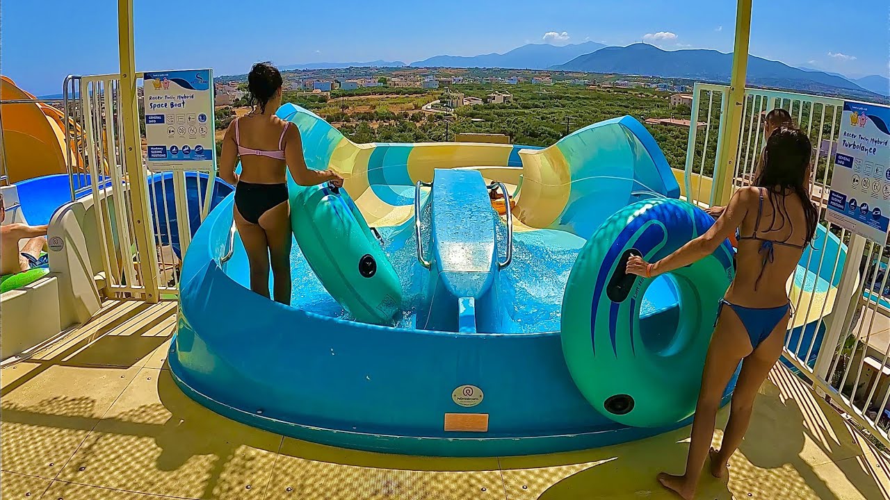 Space Boat Water Slide at Stella Waterland