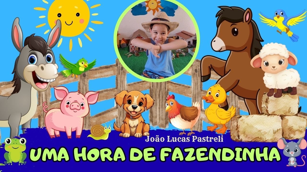 Fazendinha de brinquedo do João Lucas. Uma hora de fazendinha.