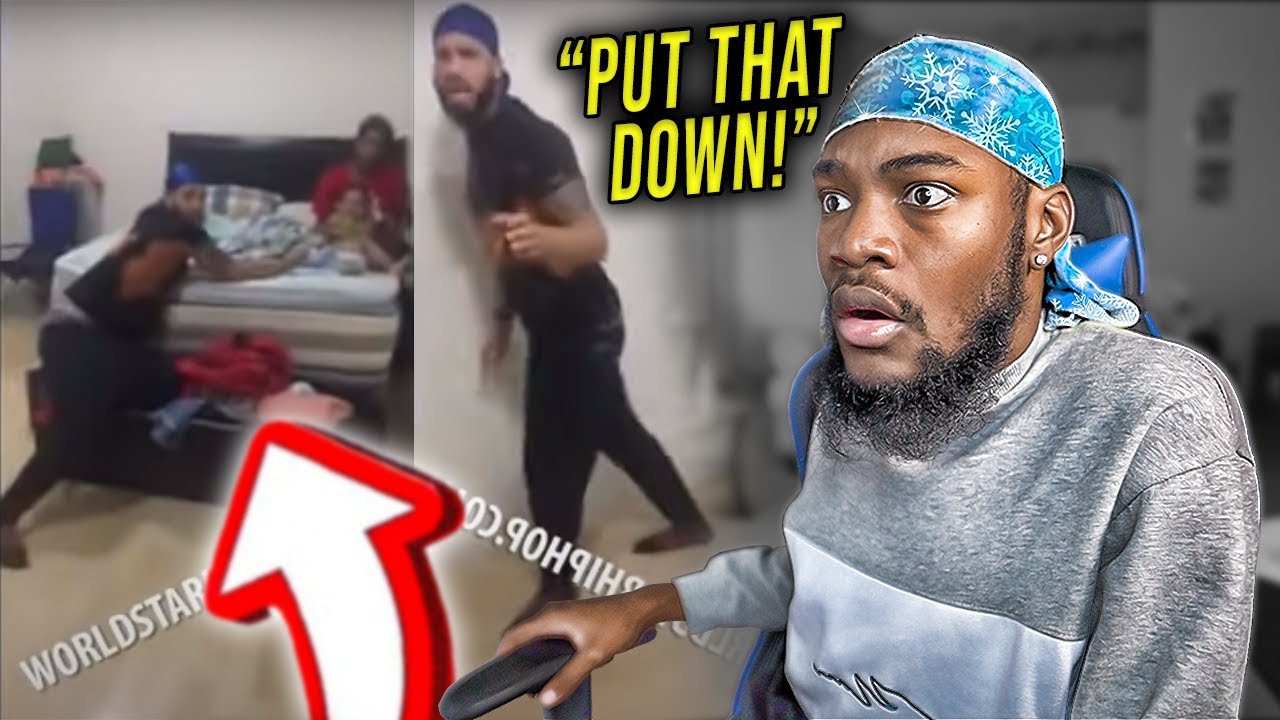 GANSGTER Catches Baby Mama Cheating on Him Then Pulls Out POLE💨