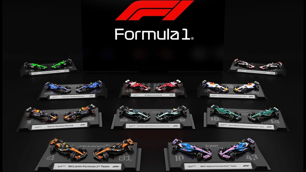 Hot Wheels Formula 1 - 2025 F1. Ferrari, McLaren, Mercedes...