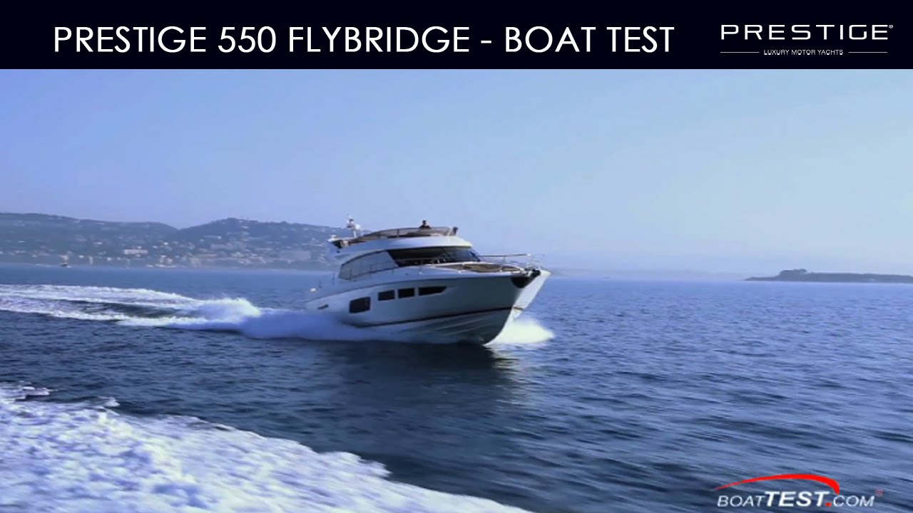 PRESTIGE 550 Flybridge - by BoatTest