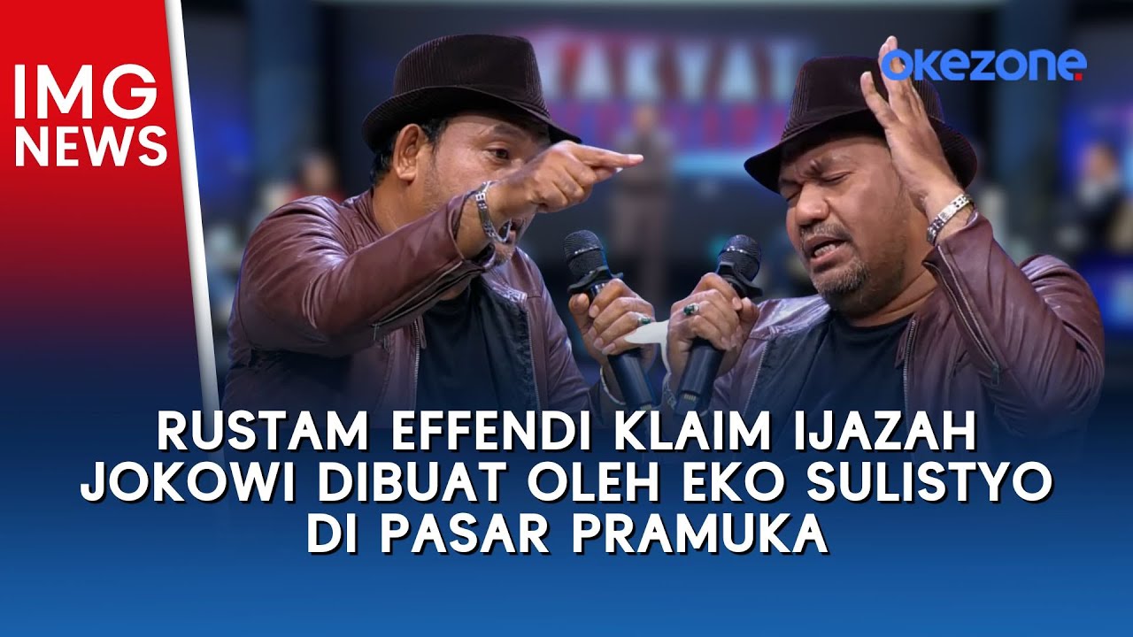 Rustam Effendi Klaim Ijazah Jokowi Dibuat oleh Eko Sulistyo di Pasar Pramuka | Rakyat Bersuara