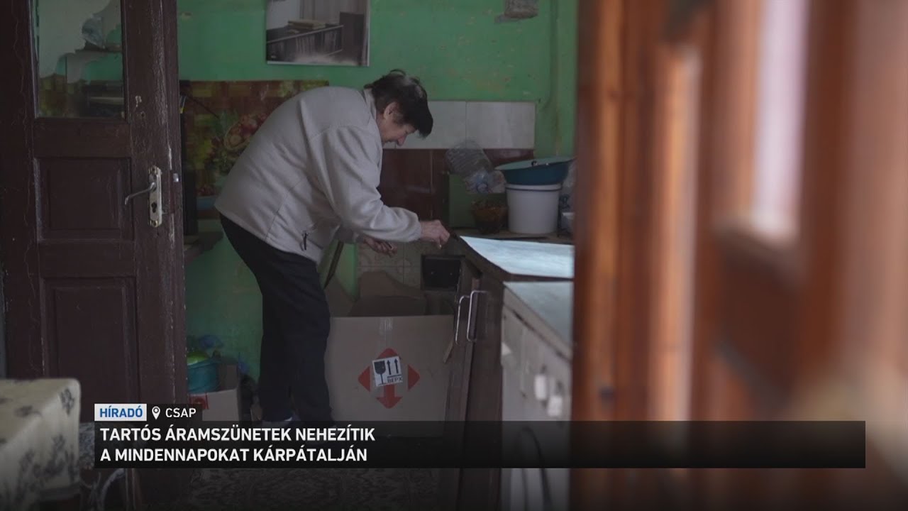 Rendkívül súlyos áramkimaradások nehezítik az emberek életét Kárpátalján