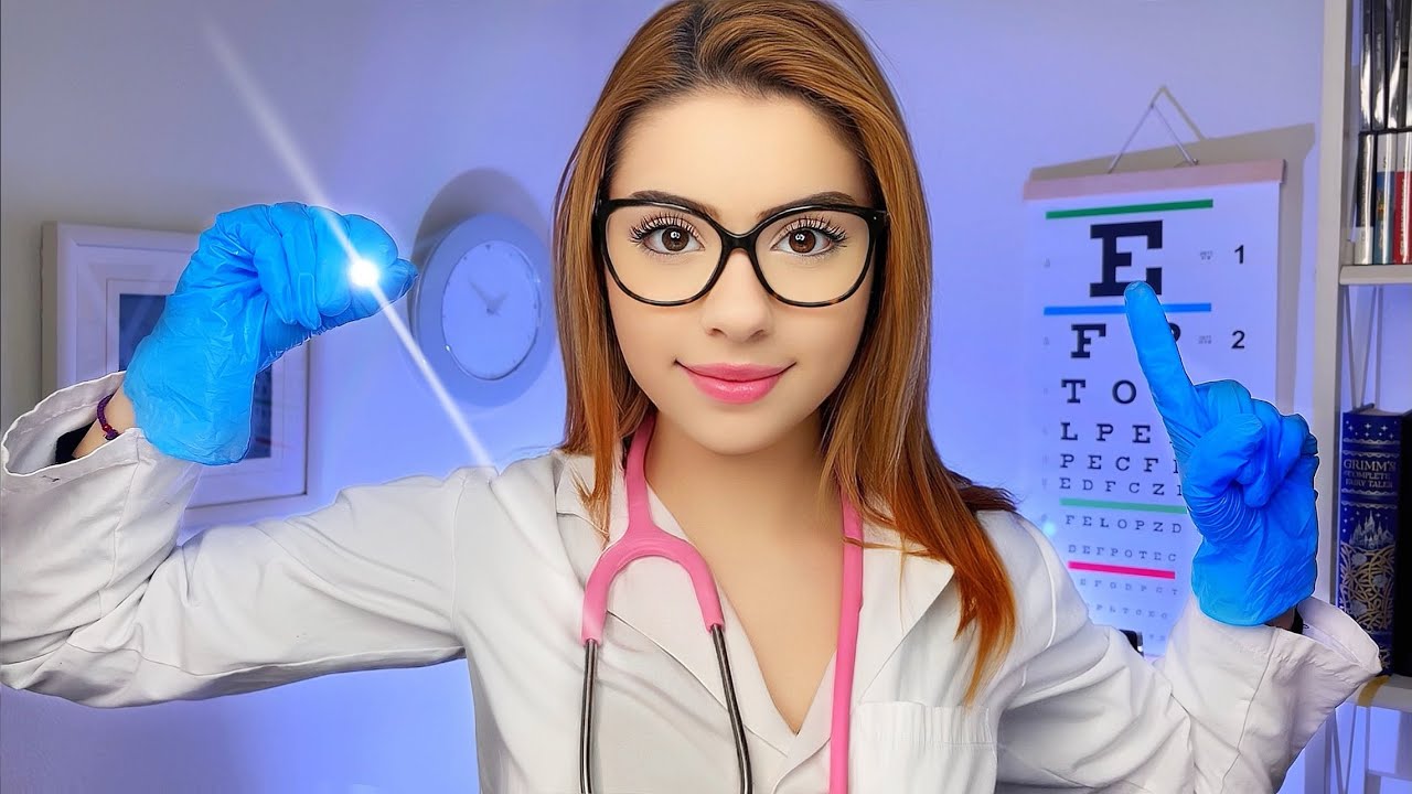 ASMR Detailed Cranial Nerve Exam & Vestibular Assessment 👩‍⚕️ DETAILED Ear, Eye Exam Hearing Test