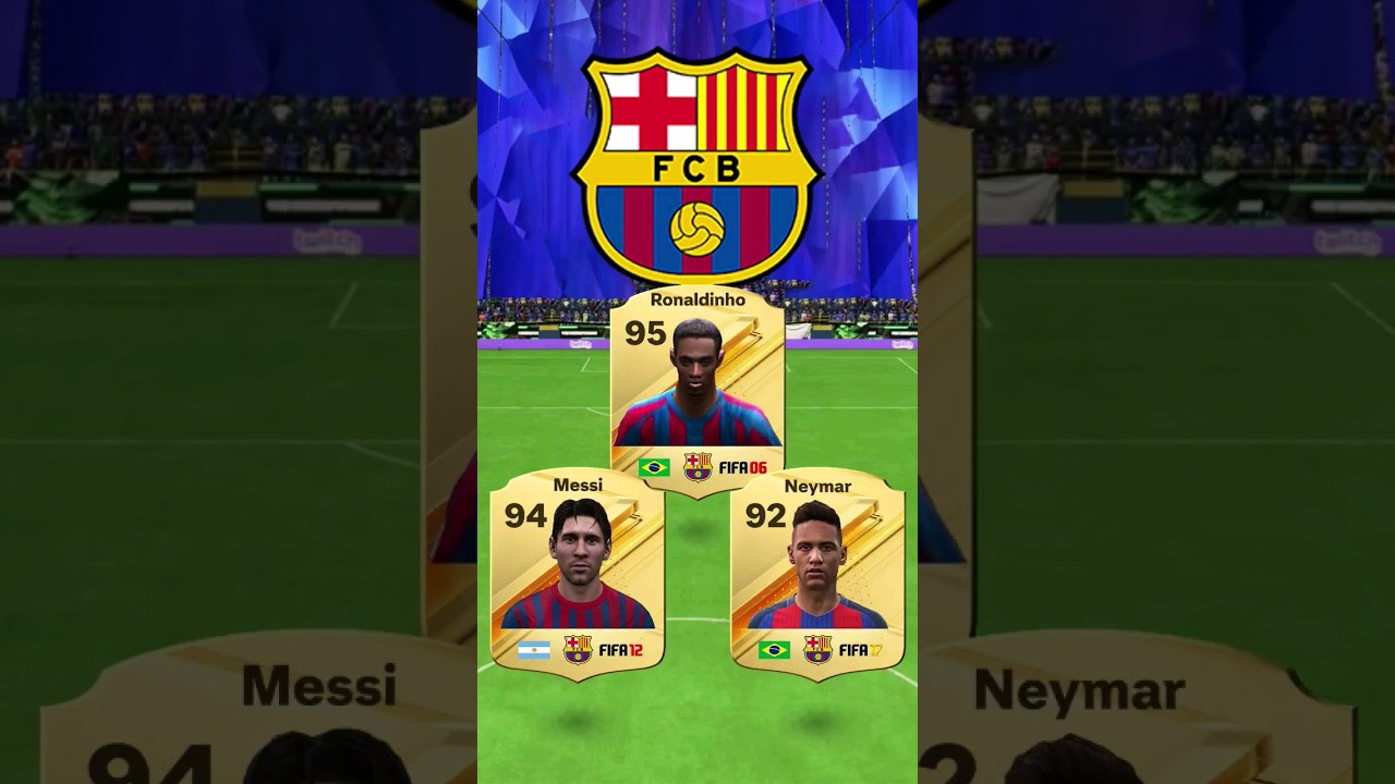 BEST FC BARCELONA TEAM ACROSS FIFA (05-24) #fifa #fcbarcelona #eafc24 #football