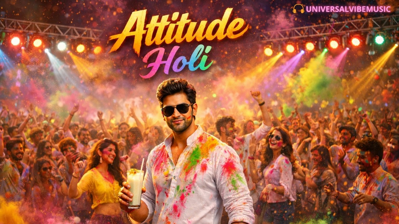 ATTITUDE HOLI NEW SONG 2026|UNIVERSALVIBEMUSIC|#trendingmusic #holi #holispecial #holisongs