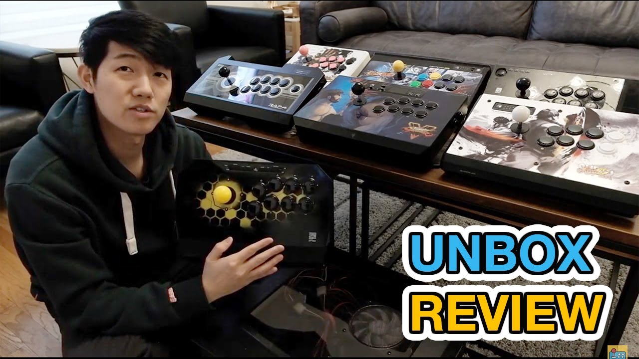 Qanba Drone review unboxing ps3/ps4/pc arcade fight stick