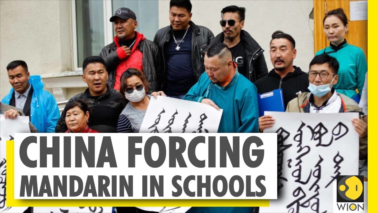 Students in Mongolia Protest Chinese language Policy | Central Asia | WION