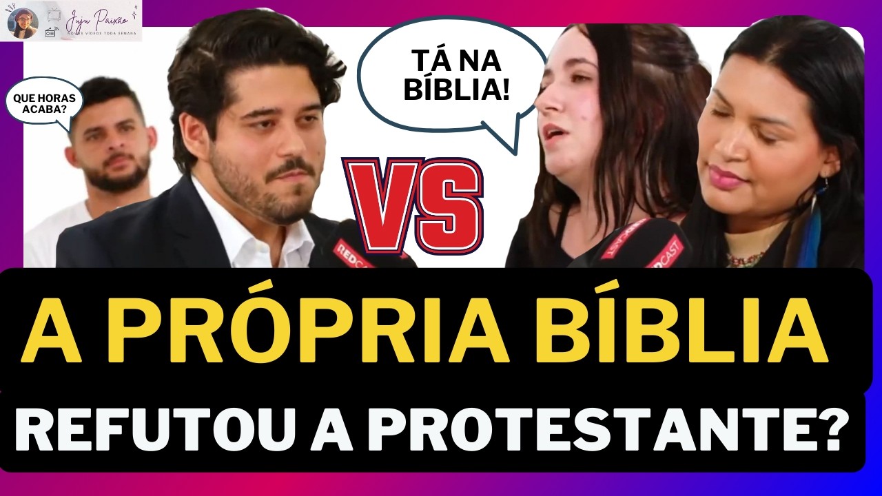 PROTESTANTE LÊ A BÍBLIA PARA ATACAR A IGREJA E É REFUTADA NA HORA! (ARIEL LAZARI)