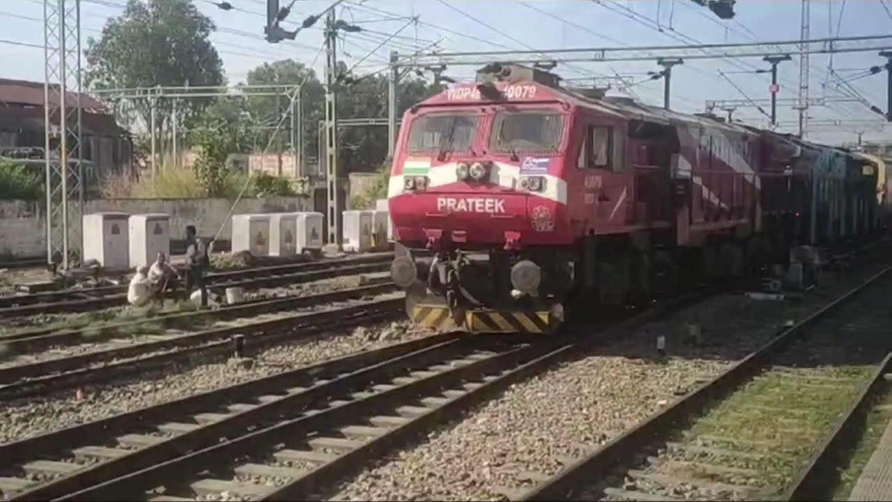 BLAST FROM THE PAST!! PRATEEK + UDA DEVI Lead 19224 JAT - ADI Express Arrives At PTK With HHP Beasts