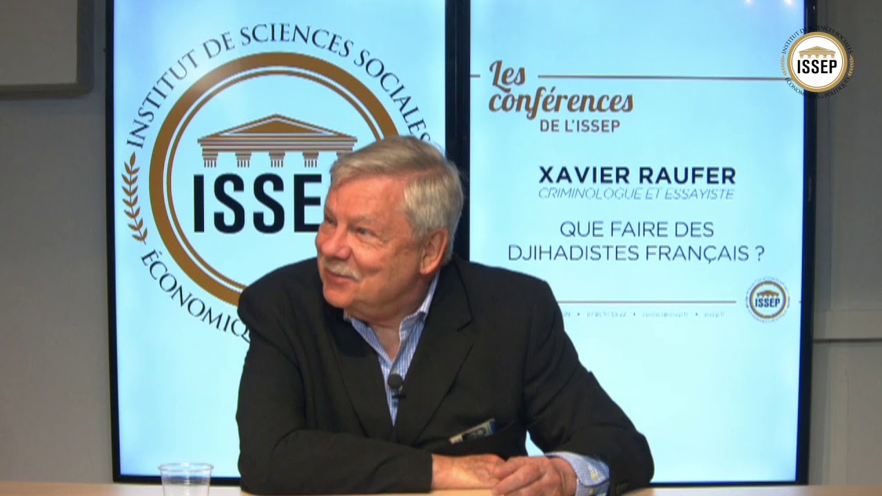 Xavier Raufer interrogé par les étudiants de l'ISSEP
