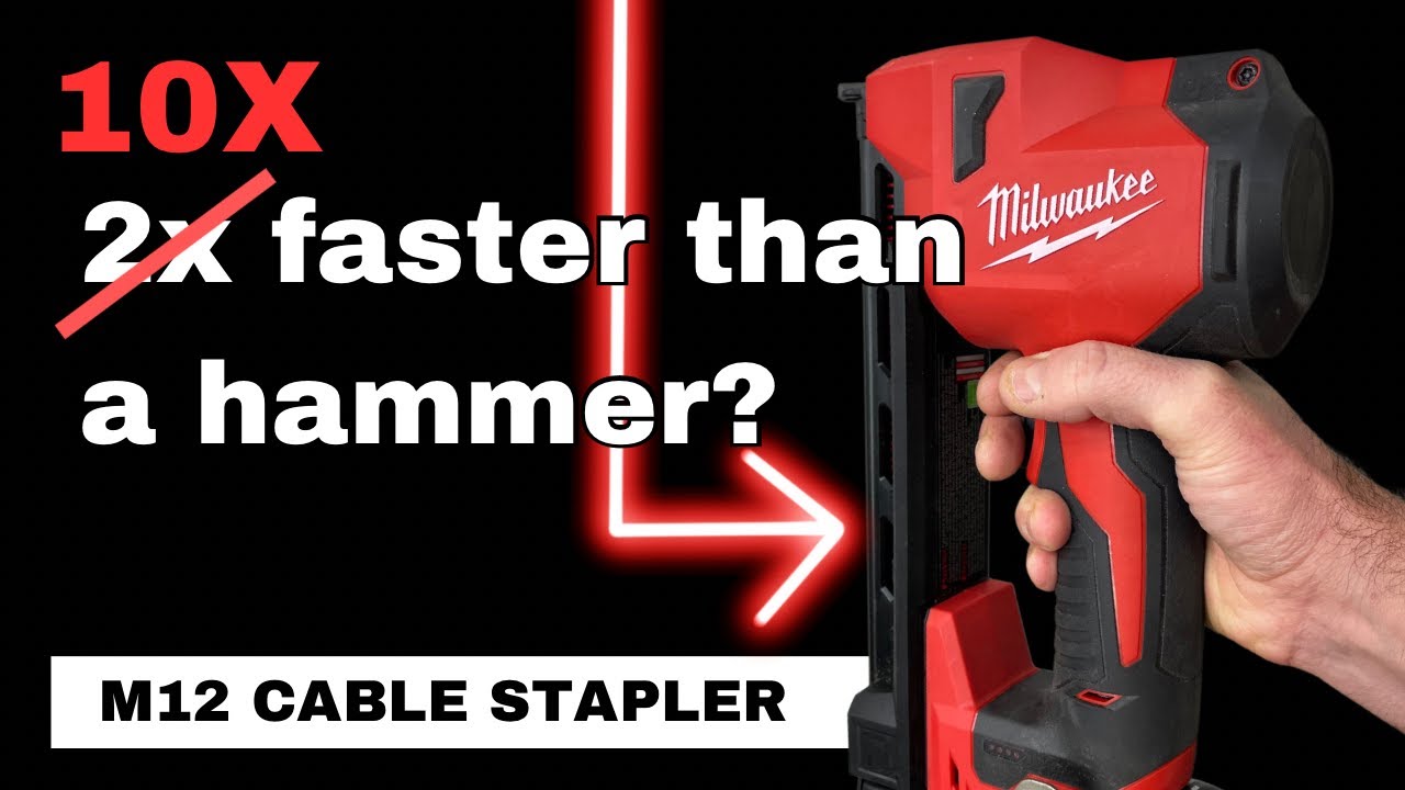 Milwaukee M12 Cable Stapler Review