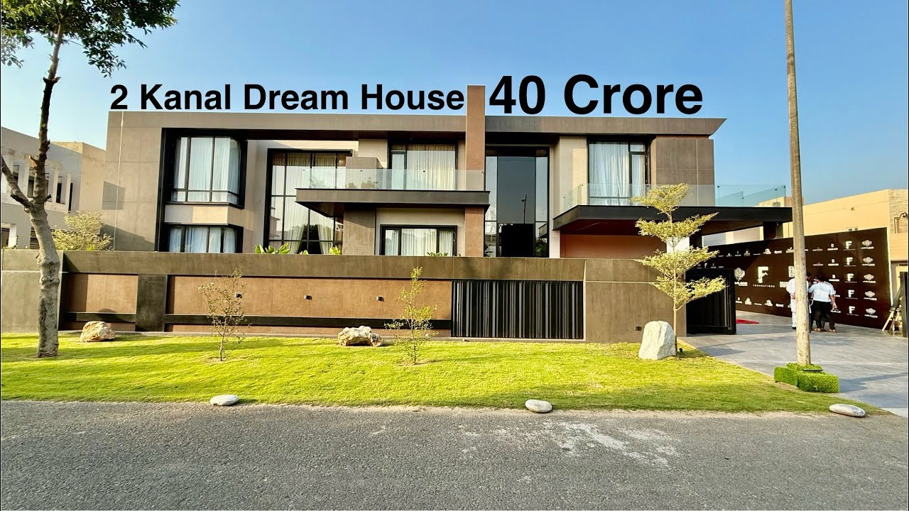 🔥 2 Kanal Ultra Modern Luxury House for Sale in DHA Phase 6 Lahore | 6 Bed | Cinema | 40 Crore