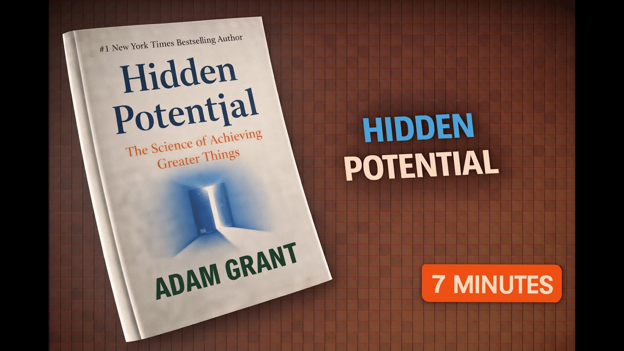 Hidden Potential by Adam Grant | 7 Minute Summary