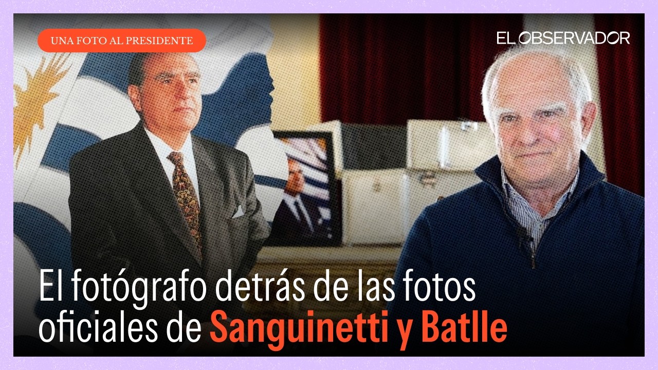 El fotógrafo que hizo las fotos oficiales de Sanguinetti y Batlle