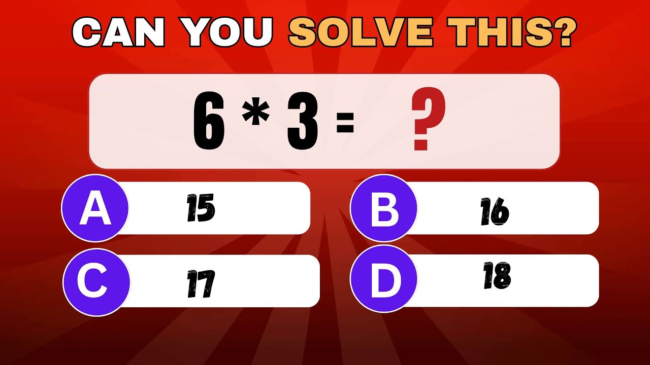Can You Solve All 60 Math Questions? 🧮🔥 | Fun Addition, Subtraction & Multiplication Quiz!