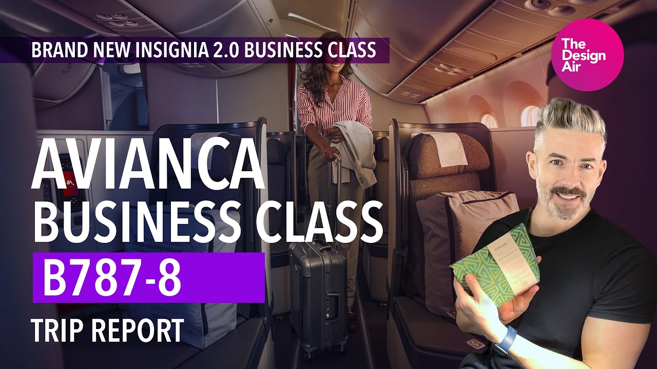 Avianca 787-8 Новинка! Отчёт о поездке бизнес-классом Insignia