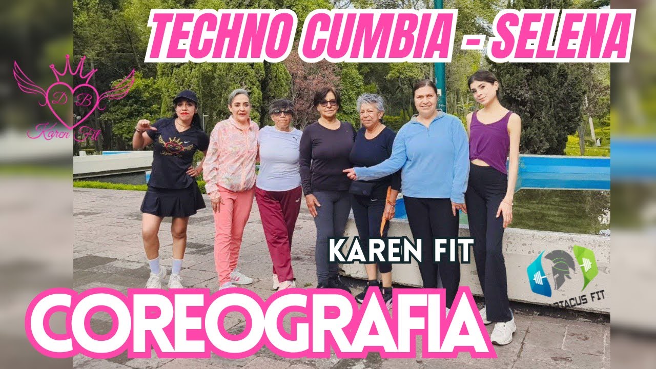 TECHNO CUMBIA - SELENA 💃🏻🪩😎 || COREOGRAFIA BY KAREN MARTINEZ | | DANCE & FITNESS