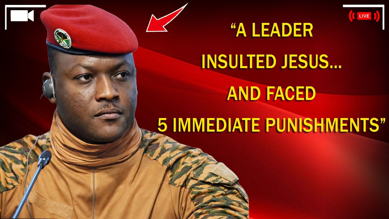 A leader faced five immediate punishments after insulting Jesus.