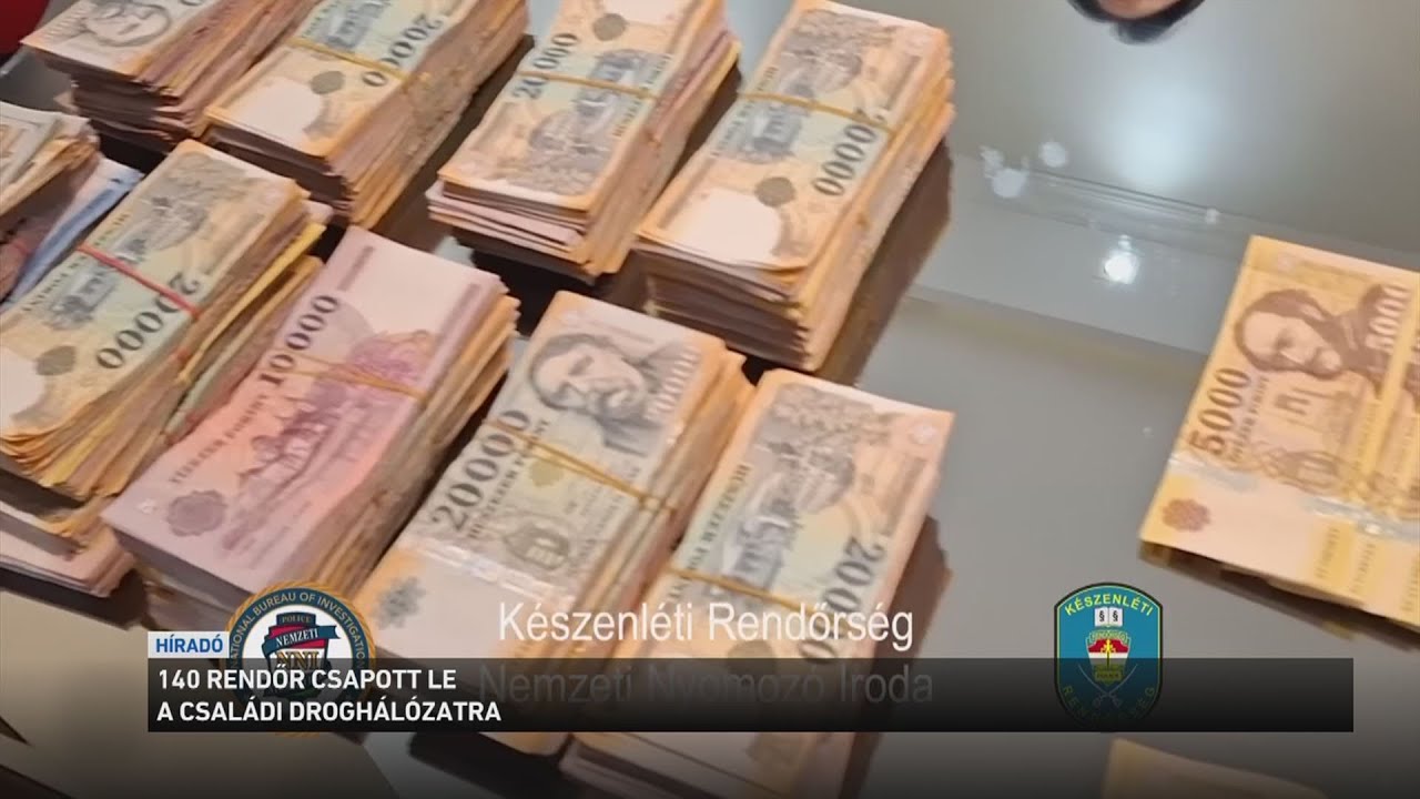 140 rendőr csapott le a családi droghálózatra