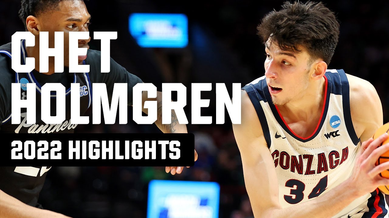 Chet Holmgren 2022 NCAA tournament highlights