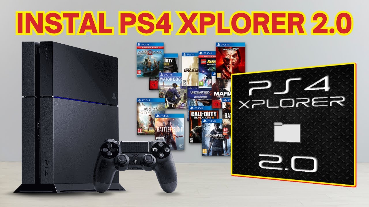 CARA Instal PS4 Xplorer 2.0 Lewat Flashdisk/HDD Eksternal